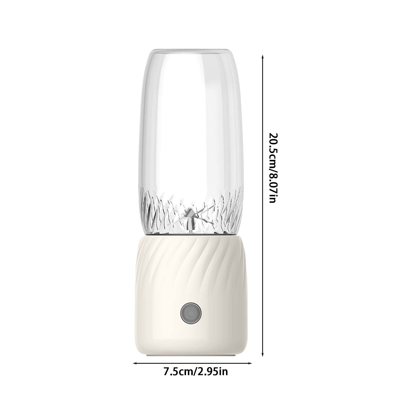 USB Rechargeable Portable Juicer Mini Blender For Smoothies And Fruit Juice 350ml White 1 Count