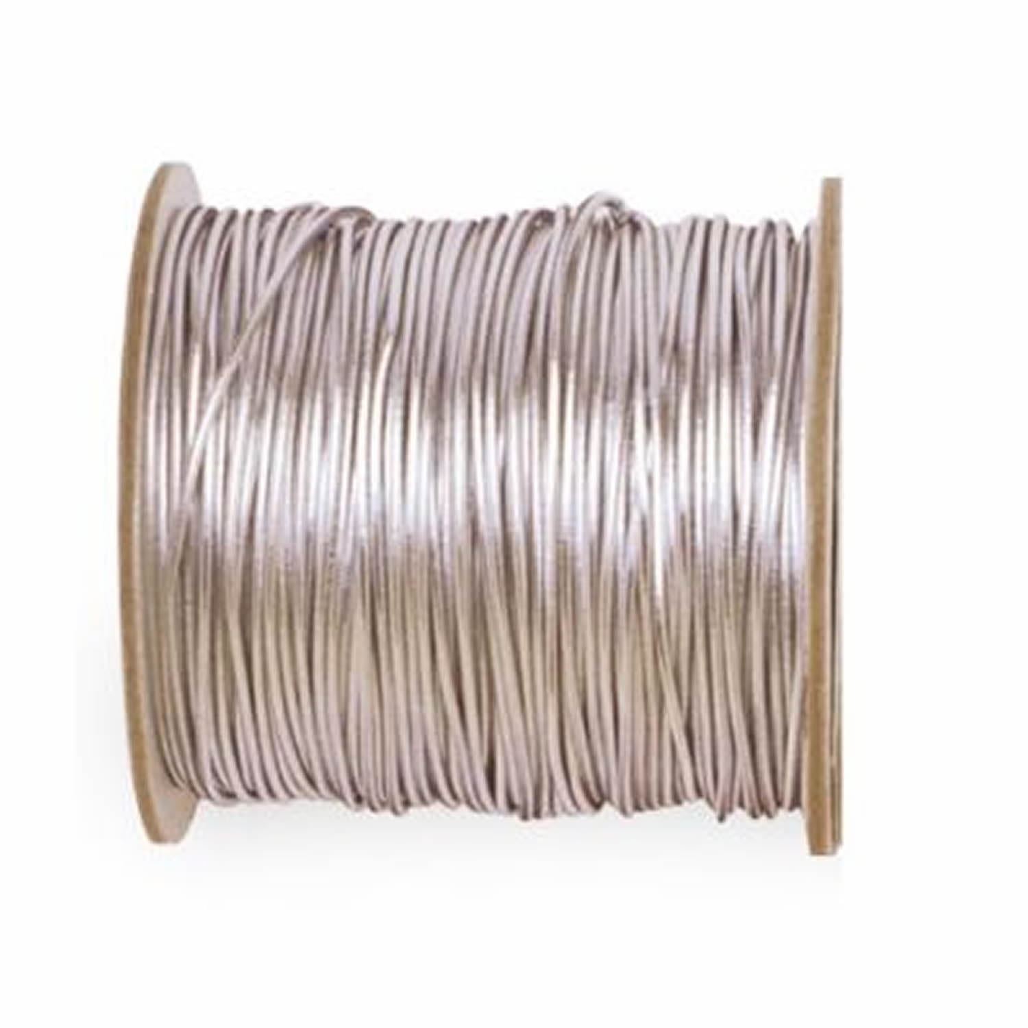 300ft Decorative elastic metallic stretch tie cord Siver