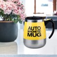 thumbnail image 4 of Taza de café eléctrica Wdftyju mezclador automático de acero inoxidable, 4 of 6