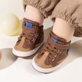 thumbnail image 4 of HsdsBebe Baby Boys Girls Shoes Infant High Tops Ankle Sneakers Soft Anti-Slip Sole for First Walkers 3-18 Months, 4 of 7