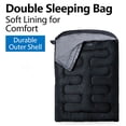 thumbnail image 3 of Oaskys Double Sleeping Bag for Camping – Extra Large 2 Person Sleeping Bag, Waterproof & Breathable, Ideal for Backpacking, Hiking and Outdoor Adventures, 3 of 8