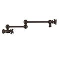 thumbnail image 2 of Whitehaus Collection WHKPFCR3-9550-NT-ORB Vintage III Wall Mount Pot Filler with Cross Handles & a Swivel Aerator - Oil Rubbed Bronze, 2 of 4