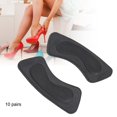 thumbnail image 4 of 10 pares de almohadillas de esponja respetuosas con la piel para el talón, parche adhesivo para el antepié para el cuidado de los pies (negro), 4 of 11