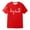 Z119-Red, variant on YUEHUA T Shirt Child Boys Summer Short Sleeve T Shirt Casual Loose Fit Crew Neck Graphic Printed Tee Top for Kids Comfortable Daily Wear, Size 5-6 Years