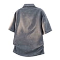 thumbnail image 5 of ZVNAΖH Men's Retro Star Print Shirt, Short Sleeve Collared Button Down Top for Summer Vacation & Daily, S-5XL, 5 of 5