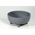 thumbnail image 4 of Better Homes & Gardens Pottery 8" Thalea Ceramic Scalloped Bowl with Stand, Grey, 4 of 10