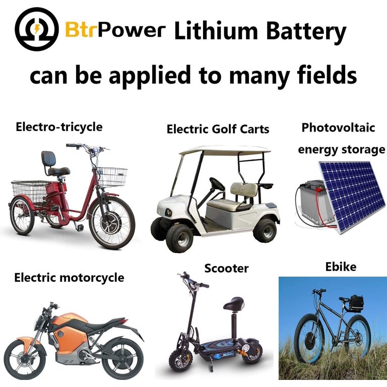 48V Ebike-accu 30Ah, elektrische fietsaccu's 48V 30Ah met BMS- beschermingsplaat met lader met BMS-beschermingsplaat voor 250W, 350W, 550W, 750W en 1000W motoren 48V 30AH
