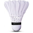 thumbnail image 2 of AMIFIT Steller Gold Series Feather Shuttlecock | Pack Of 3 , White | For Both Indoor And Outdoor Use, 2 of 5