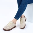 thumbnail image 6 of Ecetana Women's Lace Detail Fashion Sneakers Comfortable Casual Dress Sneakers Walking Trendy Footwear, 6 of 7