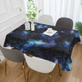thumbnail image 2 of Yayeee Tablecloths 60" x 108" Rectangle Wrinkle Resistant Party Table Cover, Watercolor Galaxy, 2 of 8