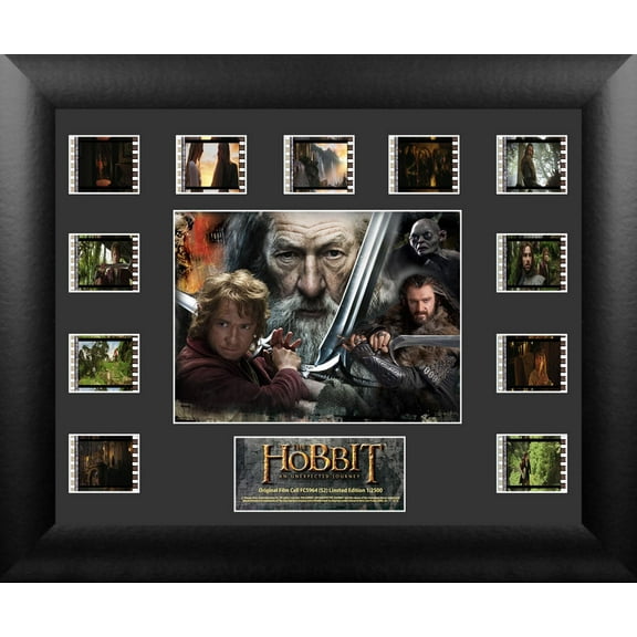 THE HOBBIT: AN UNEXPECTED JOURNEY (S2) Limited Edition Mini Montage Framed FilmCells Presentation