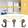 thumbnail image 4 of 30Pcs Metal Push Pin Hangers Wall Hooks Picture Hanging Pin Picture Nails, 4 of 8