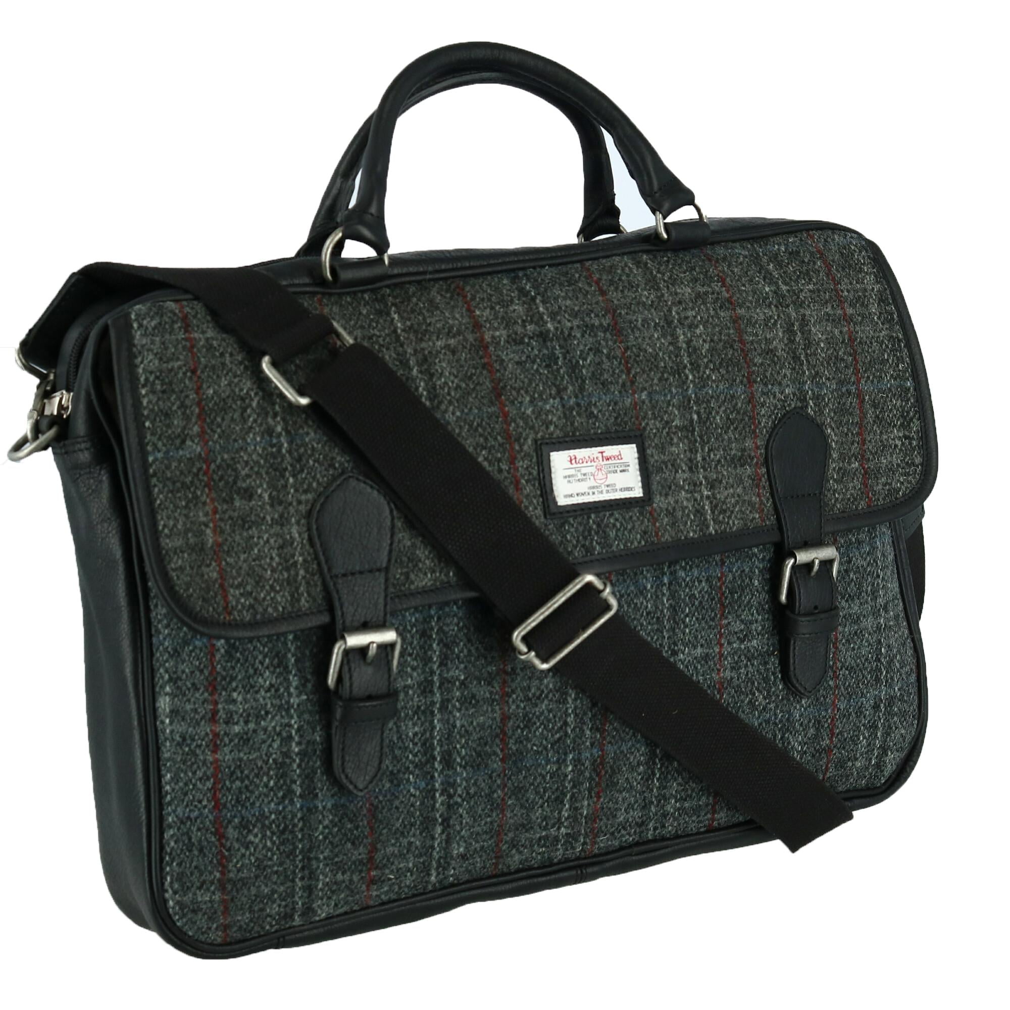 harris tweed briefcase