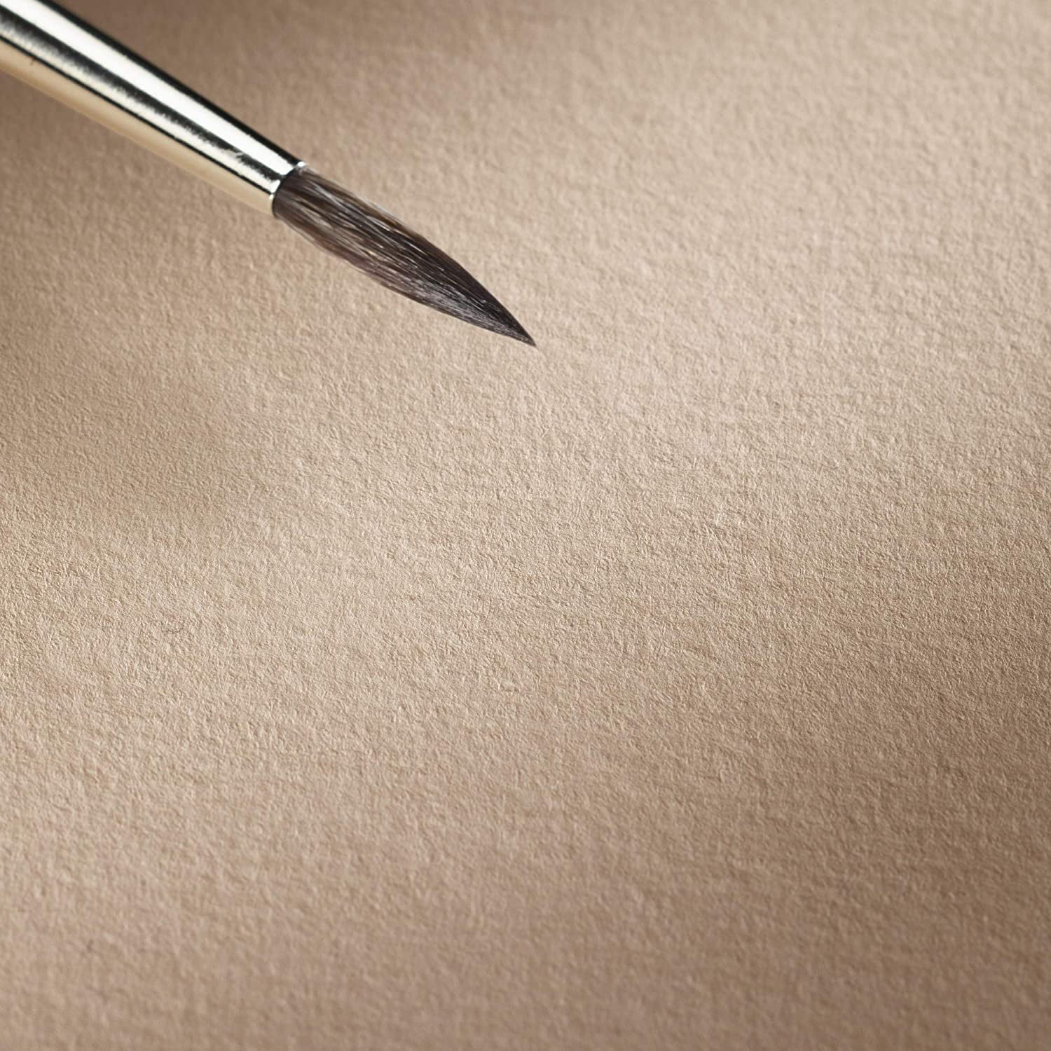 Hahnemuehle Toned Watercolor Paper Book, 30 Sheets, Square, 5.5" x 5.5", Tan