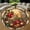 Christmas Strawberry7, variant on Round Area Rug, Phoenix Dragon Non-Slip Floor Mat, Soft Washable Carpet for Living Room Bedroom Decor 24 Inch