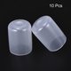 thumbnail image 2 of 10 piezas de tapas de goma de 19 mm (3/4") cubierta redonda de vinilo protectores de rosca, transparente, 2 of 5