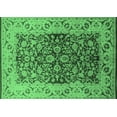 thumbnail image 1 of Ahgly Company Indoor Rectangle Oriental Emerald Green Industrial Area Rugs, 5' x 7', 1 of 4