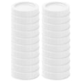 thumbnail image 1 of 20 Pcs Couvercles en Plastique pour Bocaux Mason de Qualité Alimentaire Capuchons de Bocaux Mason Adaptés à une Ouverture Régulière 70mm Réutilisables Étanches Couvercles de Remplacement Lavables au Lave-Vaisselle pour Bocaux Mason Bocaux de Conserve, 1 of 10