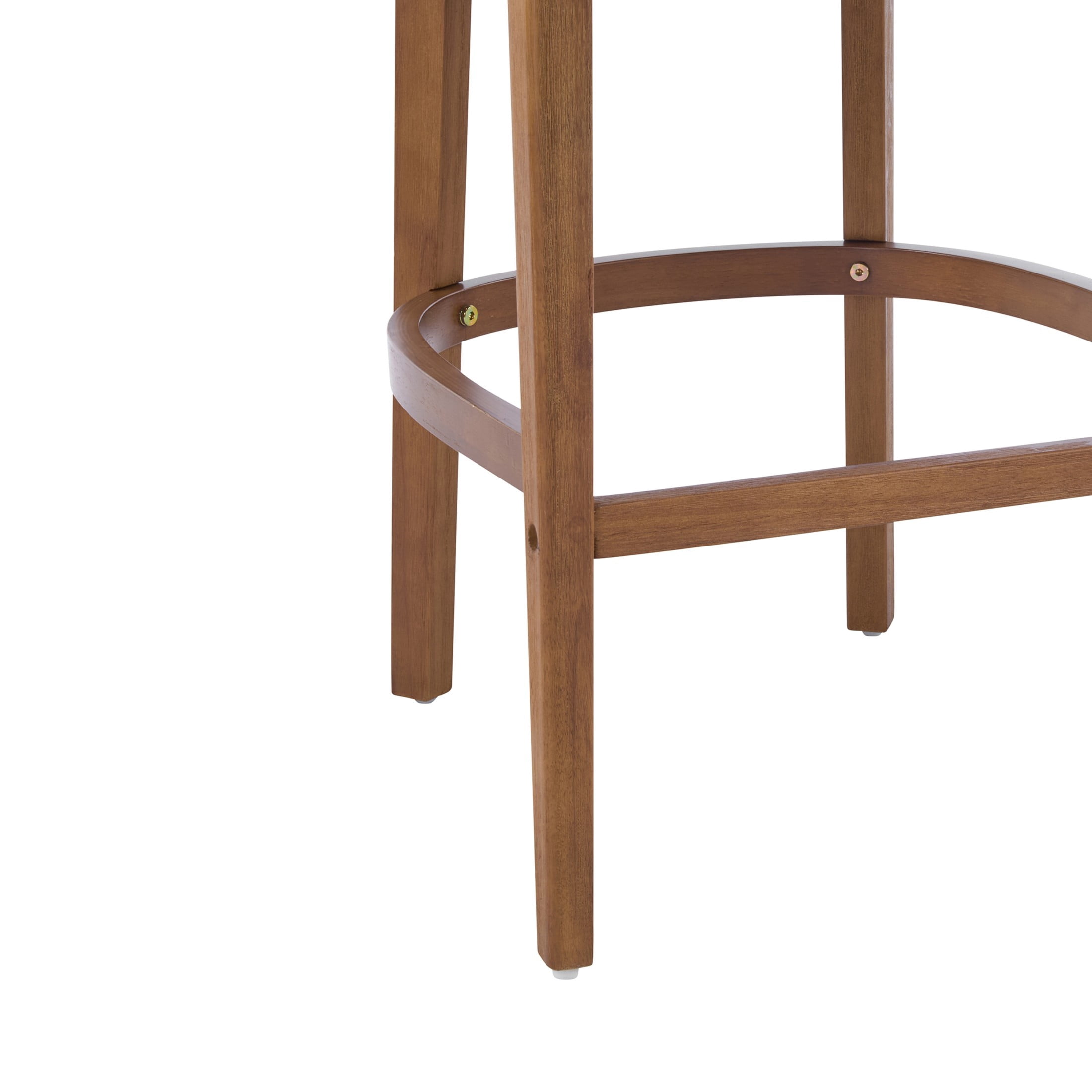 Christopher Knight Home Classic Upholstered Wooden Bar Stools with Low Curved Back, Green, Set of 4