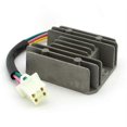 thumbnail image 1 of Universal 4 Wire Full Wave Black Motorcycle Regulator Rectifier 12v Dc Bike-Qhzl, 1 of 4
