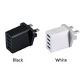 thumbnail image 2 of Portable USB Hub Fast Quick Charge 4 Multi-Port Quick Charger Mains Wall Charger UK Plug Adapter Phone Chargers WHITE, 2 of 8