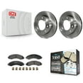thumbnail image 1 of Transit Auto Front Disc Brake Rotors and Ceramic Pads Kit for Car GMC Chevrolet Savana 2500 Express 3500 K8T-104708, 1 of 11