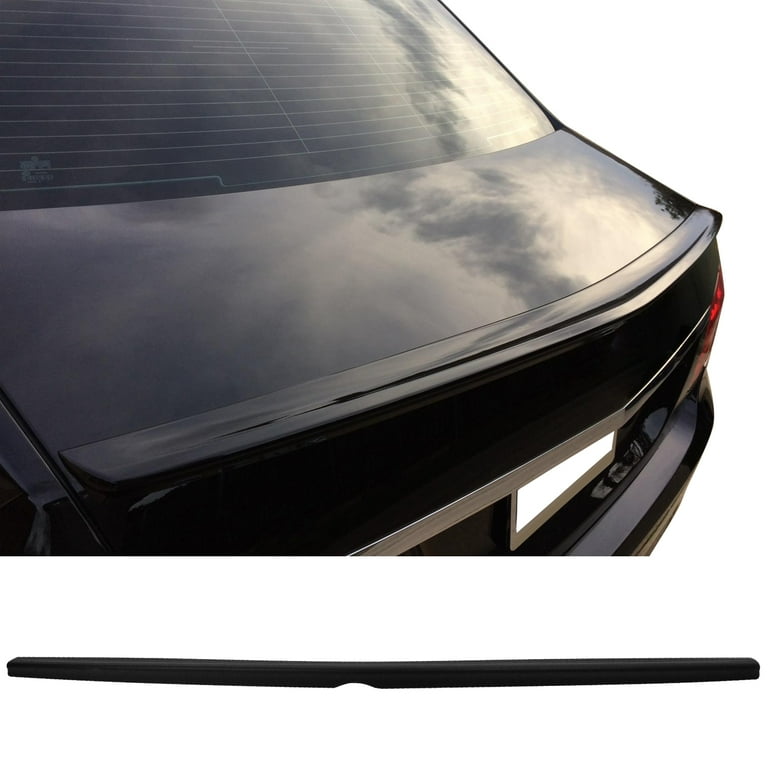 IKON MOTORSPORTS Trunk Spoiler For 2010-2016 Mercedes E-Class W212 - A Style ABS Lip Wing