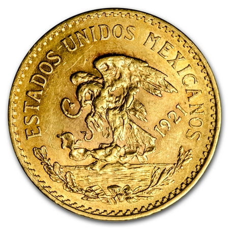 1921/11 Mexico Gold 20 Pesos AU/BU