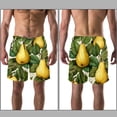 thumbnail image 3 of luoweisi Men's Beach Shorts Quick Dry Swim Trunks with Mesh Lining Pear 2XL, 3 of 5
