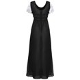 thumbnail image 4 of Robe à Manches Longues pour Femmes Aguichant Mode Col en V Manches Courtes Croisée Aguichant Soirée Robe Longue Soirée pour Femmes Aguichant Robe de Soirée Aguichant pour Femmes Aguichant, 4 of 9