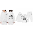 thumbnail image 6 of Tween Girls Christian Sweatshirts Long Sleeve Comfy Graphic Hoodies Loose Pullover Jogging Pants 2 Pcs Fall Winter Clothes 12-13 Years Boy Clothes, 6 of 6