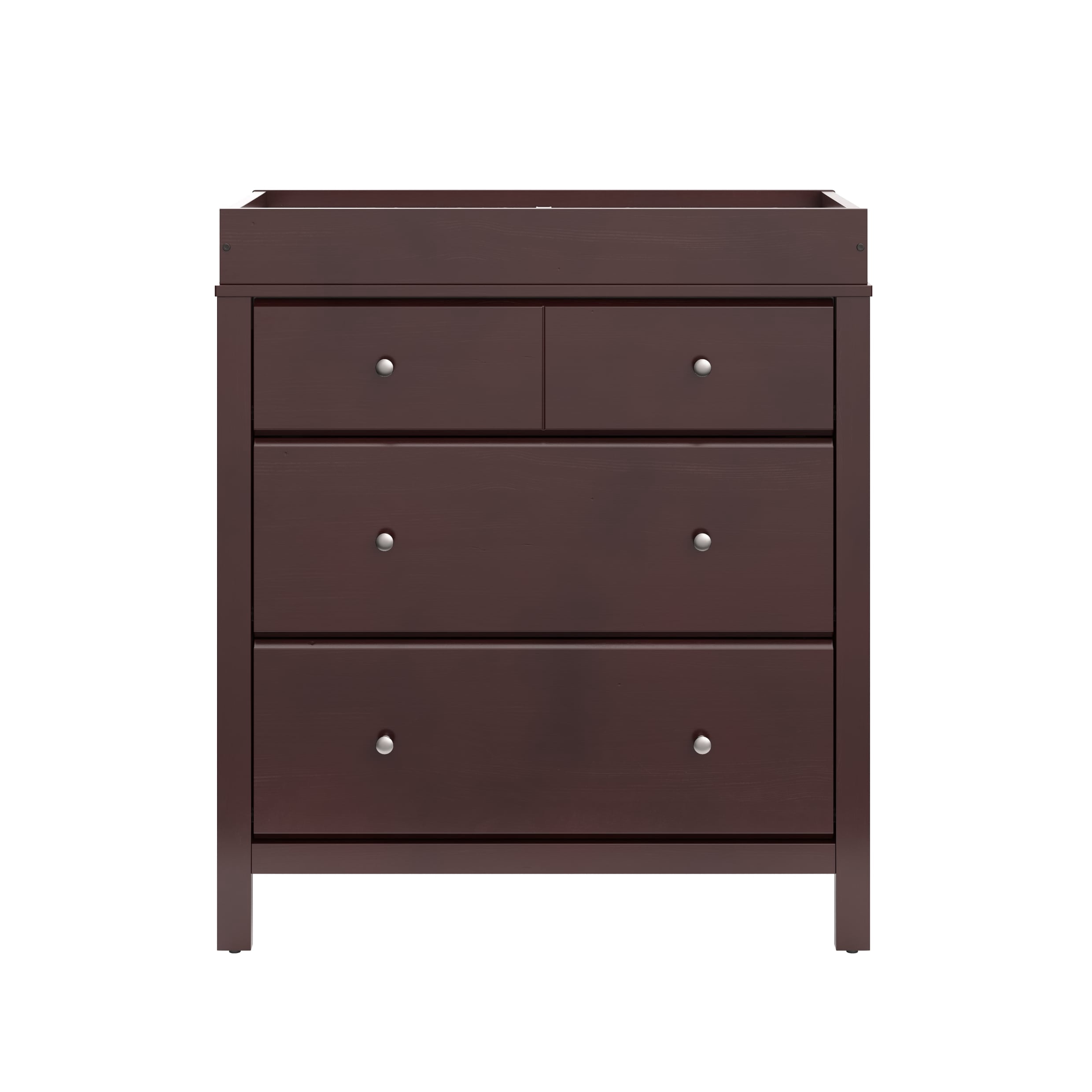 Storkcraft Horizon 3 Drawer Infant Changing Table Dresser, Espresso