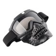 thumbnail image 4 of Gafas de moto desmontables para exteriores, casco para deportes de esquí, gafas de carreras de motos (negro), 4 of 14