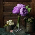 thumbnail image 7 of Balsa Circle 10" Lavender Silk Artificial Peony Flowers Bouquet Party Wedding Centerpieces, 7 of 7
