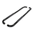 thumbnail image 2 of TrailFX Nerf Bar A0038B TFX Round Tube Side Steps; With Step Pads; 3 Inch Round Bent; Powder Coated; Black; Steel; Without End Caps; Rocker Panel Mount, 2 of 2