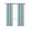Turquoise gray, variant on Gray Vertical Stripes Blackout Curtains, Light Blocking Print Window Curtains, Retro Simple Neutral Abstract Lines Thermal Insulated Window Drapes for Living Room 2 Panels, 104"W x 84"L