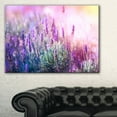 thumbnail image 1 of Design Art Growing And Blooming Lavender Floral Photo Canvas Art Print, 1 of 3