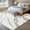 Off White Light Yellow Light Brown, variant on Area Rug for Living Room, Golden Marble Non-Slip Indoor Large Carpet for Bedroom/Dining Room, Abstract Modern Minimalist Art Washable Low-Profile Rectangle Floor Runner Rugs - 6 x 9 Ft