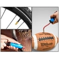 thumbnail image 4 of Adaptador de válvula de bicicleta de latón de primera calidad, convertidor de válvula de bicicleta con anillo de sellado, válvula Presta a válvula Schrader dorada, 10 Uds., 4 of 4