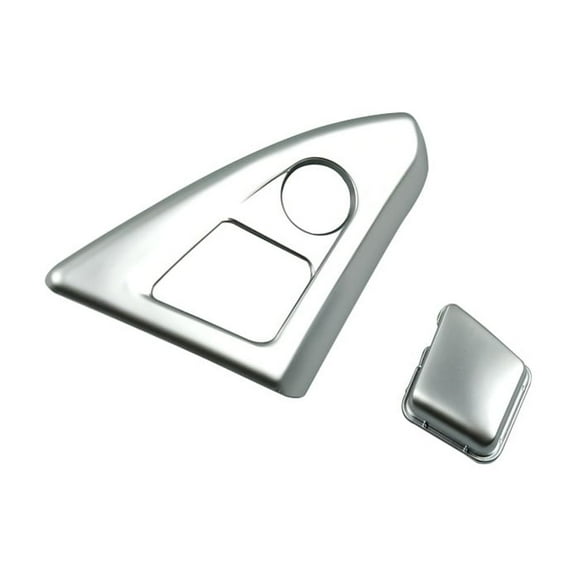 Silver Center Console Panel Armrest Storage Button Trim For BMW 5 Series F10 F18