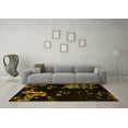 thumbnail image 3 of Ahgly Company Indoor Rectangle Abstract Yellow Modern Area Rugs, 2' x 5', 3 of 4