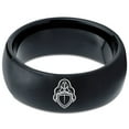 thumbnail image 2 of Gamer Black Metal Valentines Day Gift for Her Tungsten Set Girls Engraved Rings Husband, 2 of 7