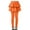 Orange, variant on Bovxnpu Girls Skirt Girls School Uniform Pants Girls' Leggings with Skirt Ruffle Skirt Pants for Kids Warm Stretchy Activewear Leggings with Skirt School Fall Winter Outfit