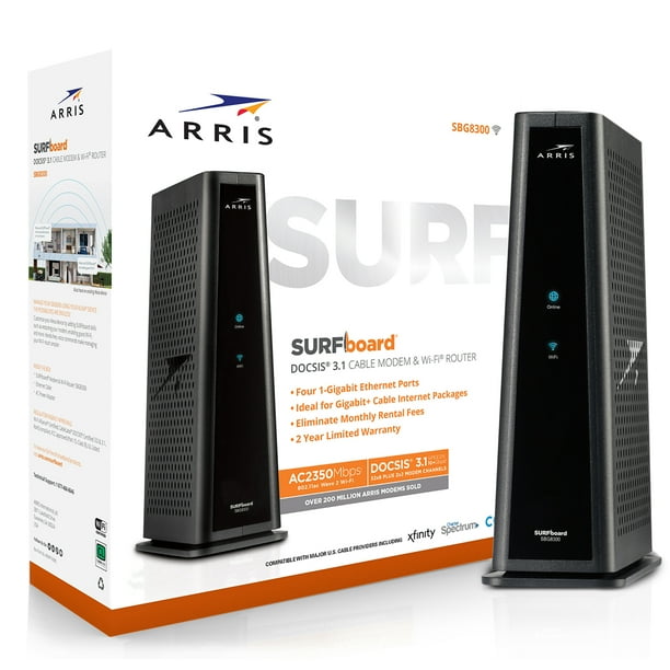 ARRIS SURFboard SBG8300 DOCIS 3.1 Wireless Cable Modem