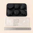 thumbnail image 6 of 6-Cavity Autumn Harvest Mousse Silicone Mold, Pumpkin Maple Leaf Acorn Design for Fall Baking Chocolate Soap and Candle, Baking Tool, 6 of 9