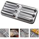 thumbnail image 3 of Molde de Sachinage de acero inoxidable, molde para hornear perros calientes, bandeja para hornear pan, utensilios para hornear carne para pan francés, panecillos, panecillos kaili Sencillez, 3 of 5