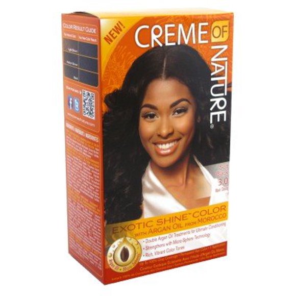 Creme of Nature Exotic Shine Color Soft Black 3.0