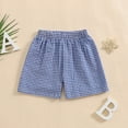thumbnail image 2 of Povozer Toddler Baby Boy Girl Shorts Toddler Baby Boys Cartoon Graphic Cute Shorts Beach Pants Fashion Sports Shorts Casual Soft Casual Walk Shorts Pants for 18-24 Months,Blue, 2 of 9