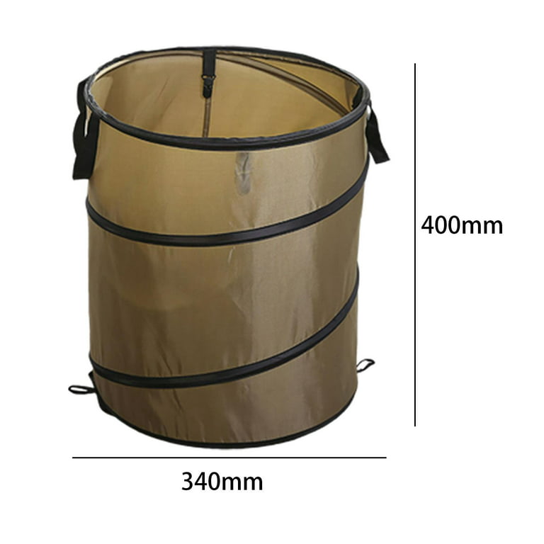 Generic 2x Folding Trash Can Rubbish Bin Multifunctional For Camping Home @  Best Price Online