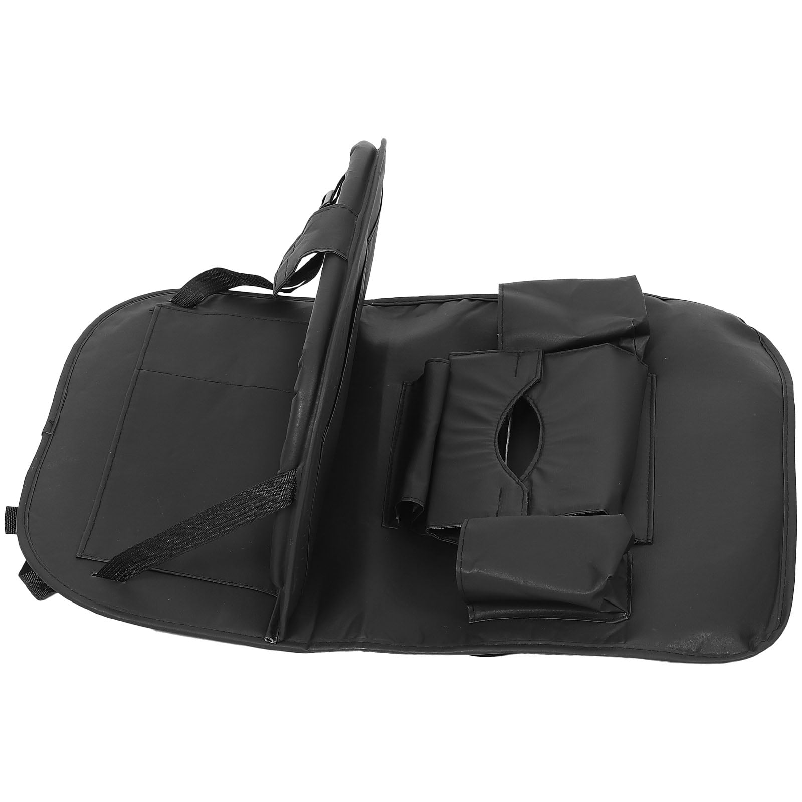 BERTDOMD Car Backseat Organizer with Tray and Storage Compartments, Travel Table Tray for Kids and Trips